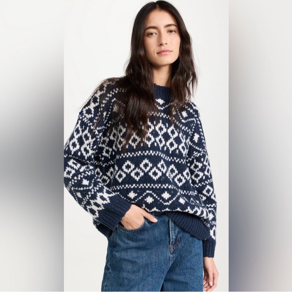 VINCE NORDIC FAIR ISLE SWEATER